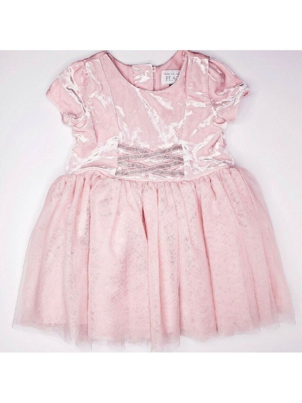 Children's Place Princess Pink Tutu Ballerina Tulle Glitter Sparkle Dress